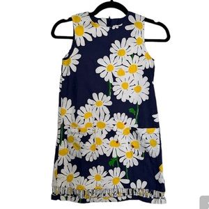 Vintage Lilly Pulitzer Daisy Print Sheath Dress
